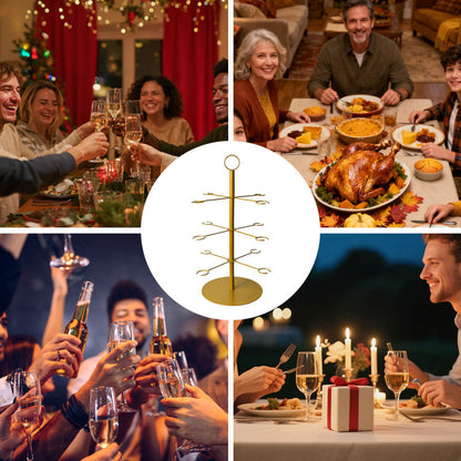🎉 Juledisplay i flere nivåer – perfekt for desserter og dekorasjoner