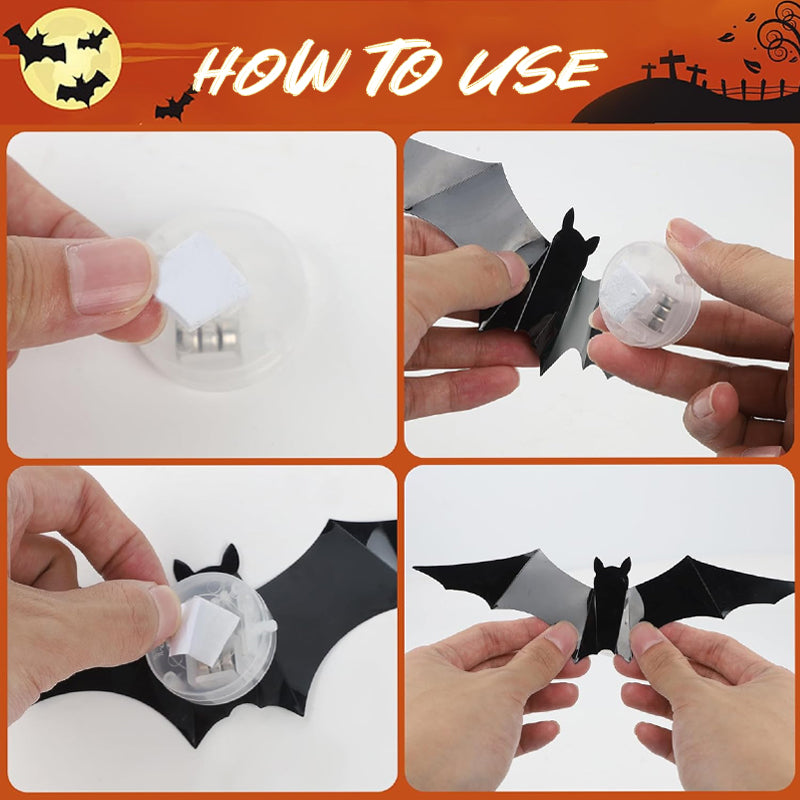 LED-lysende flaggermusgruppe