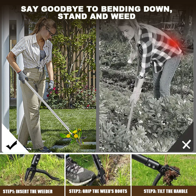 🌿Fjern ugresset med roten uten å måtte bøye deg! 🎯