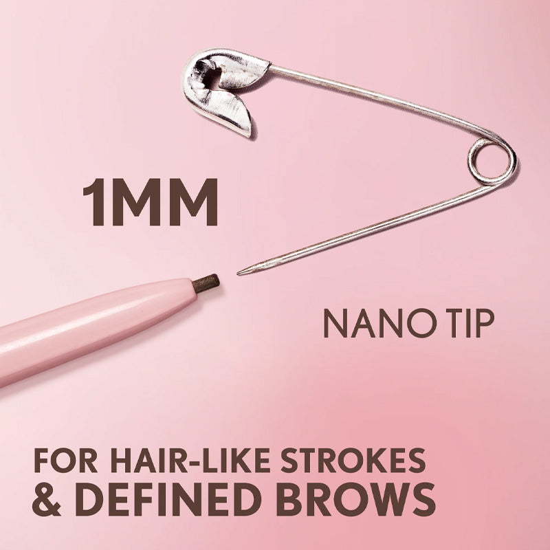 ✨Roterende, fin øyenbrynsblyant med to ender✨