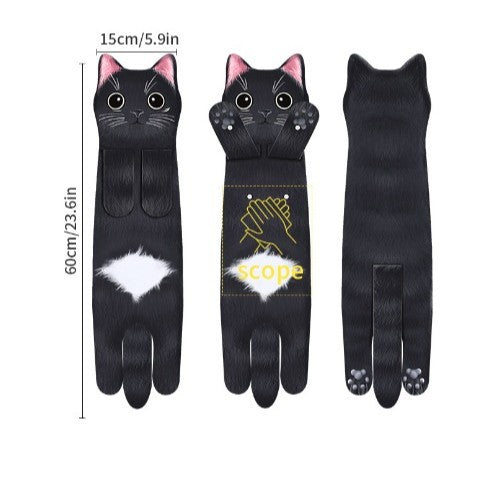 ✨😺Søt kattehåndkle🐾