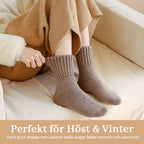 🧦 5 par varme ullsokker i middels høyde