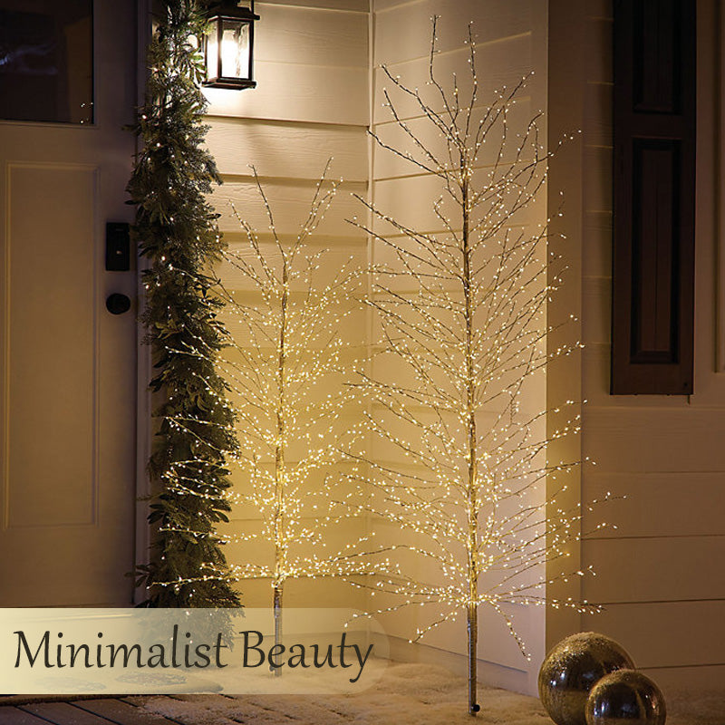🎄✨LED-opplyst juletre med kvist