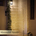 🎄✨LED-opplyst juletre med kvist