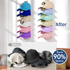 Oppbevaringsstativ for baseballcapser