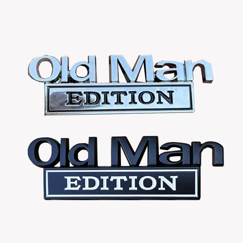 🚗 Old Man Edition bilemblem