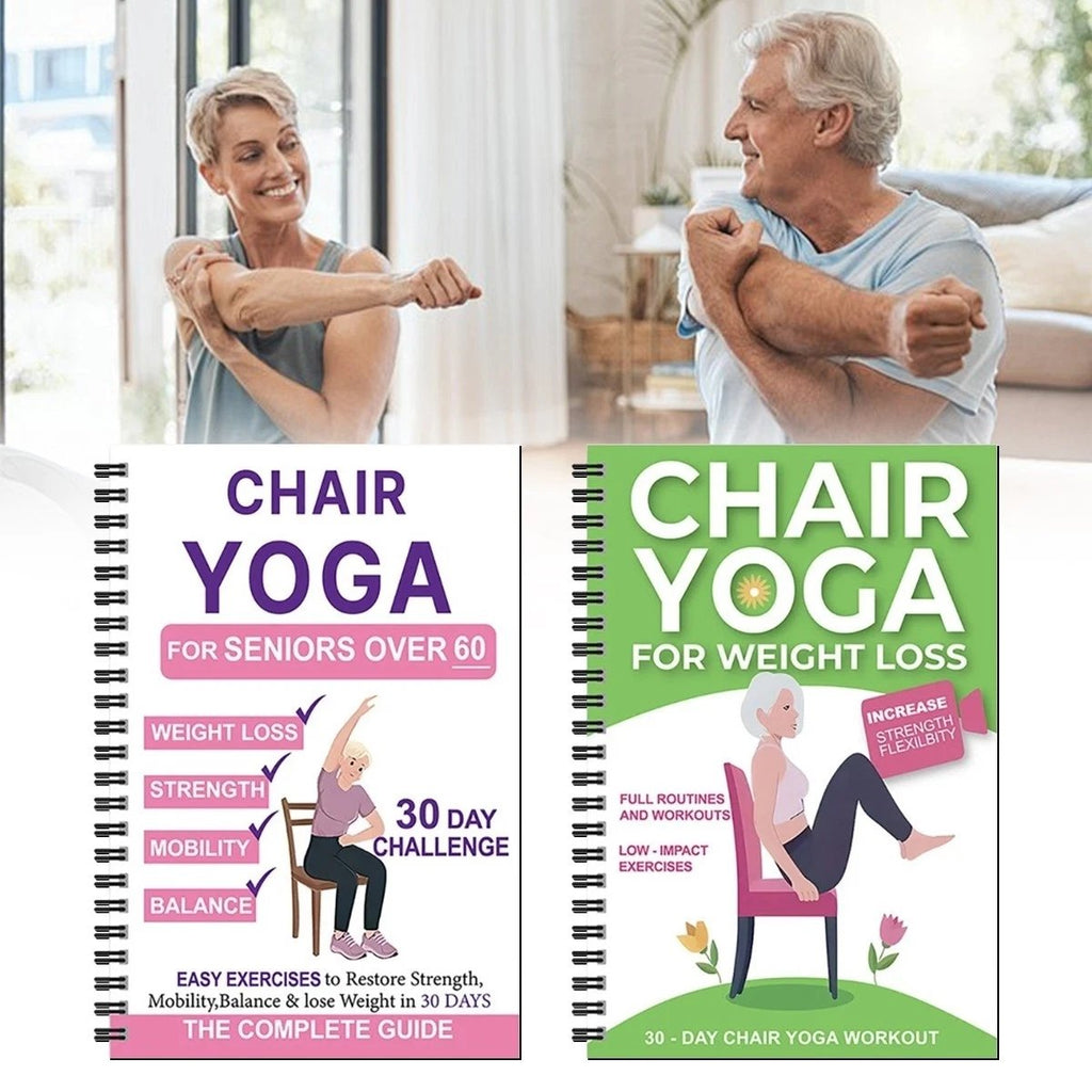 Den komplette guiden til stol-yoga for personer over 60: Over 40 enkle øvelser med lav belastning for å gjenvinne styrke, bevegelighet og balanse samt gå ned i vekt
