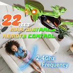 Infrarød veggklatrende gekko RC-leketøy med lys 🦎✨