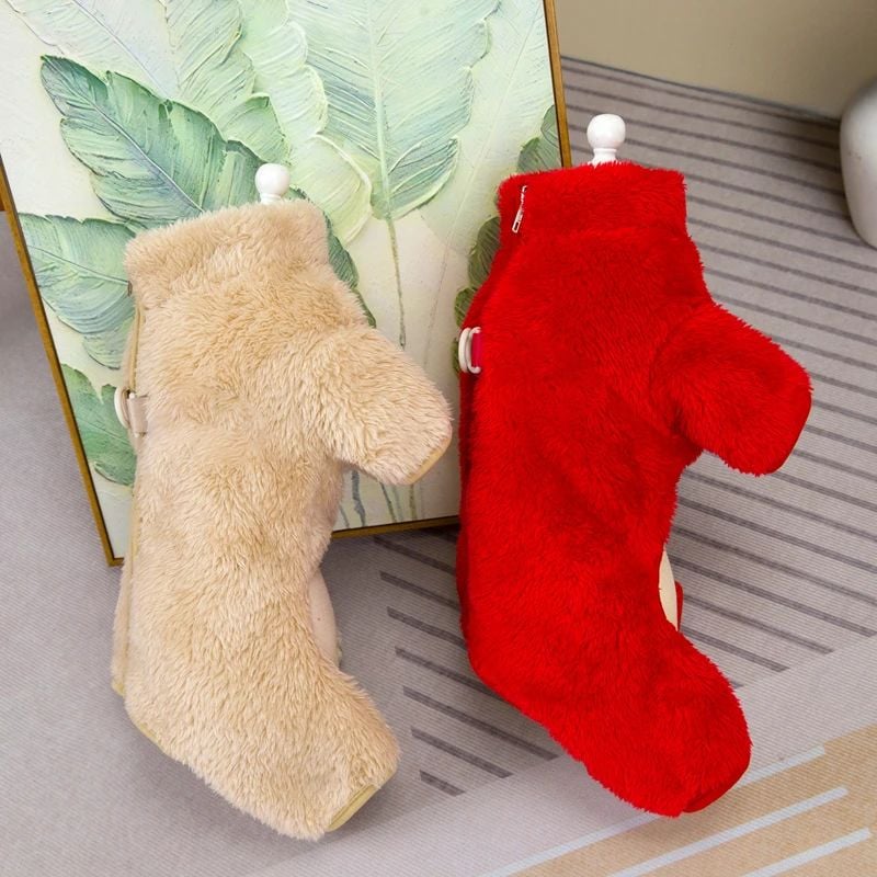 🐶Vinterhundedress med glidelås bak