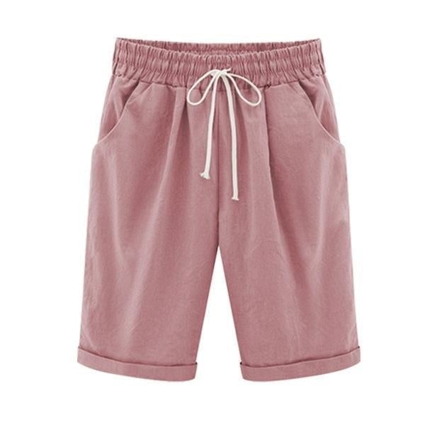 Elastisk midje, avslappet og komfortabel sommershorts