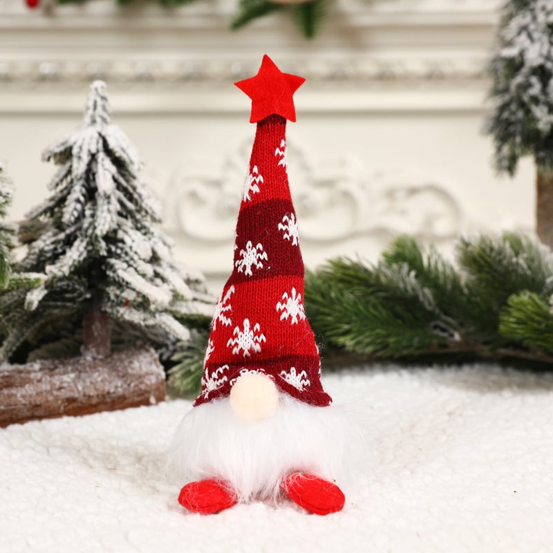 🎄 Julelysende gnomfigur – Festlig juledekorasjon med lys 🎅✨