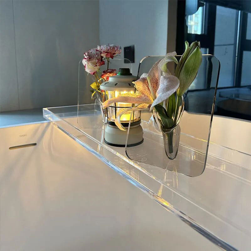 Akryl fotoramme vase blomsterarrangør