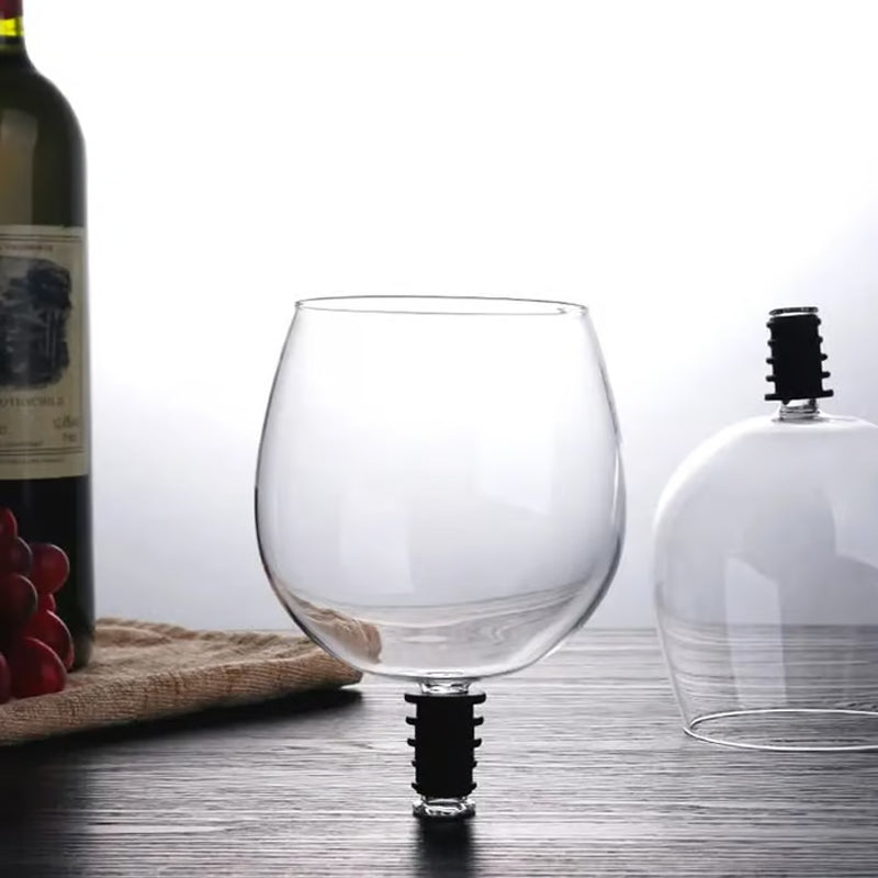 🔥NYTT ÅR SALG🎉Kreativ vin toppers rett drikkeglass