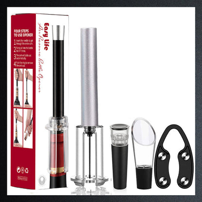 🔥Hotselgende produkt 💥🍾Luftpumpe Korketrekker Vinflaskeåpner Sett