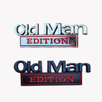 🚗 Old Man Edition bilemblem