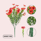 🌺UV-resistent fargerik kunstig blomst💖