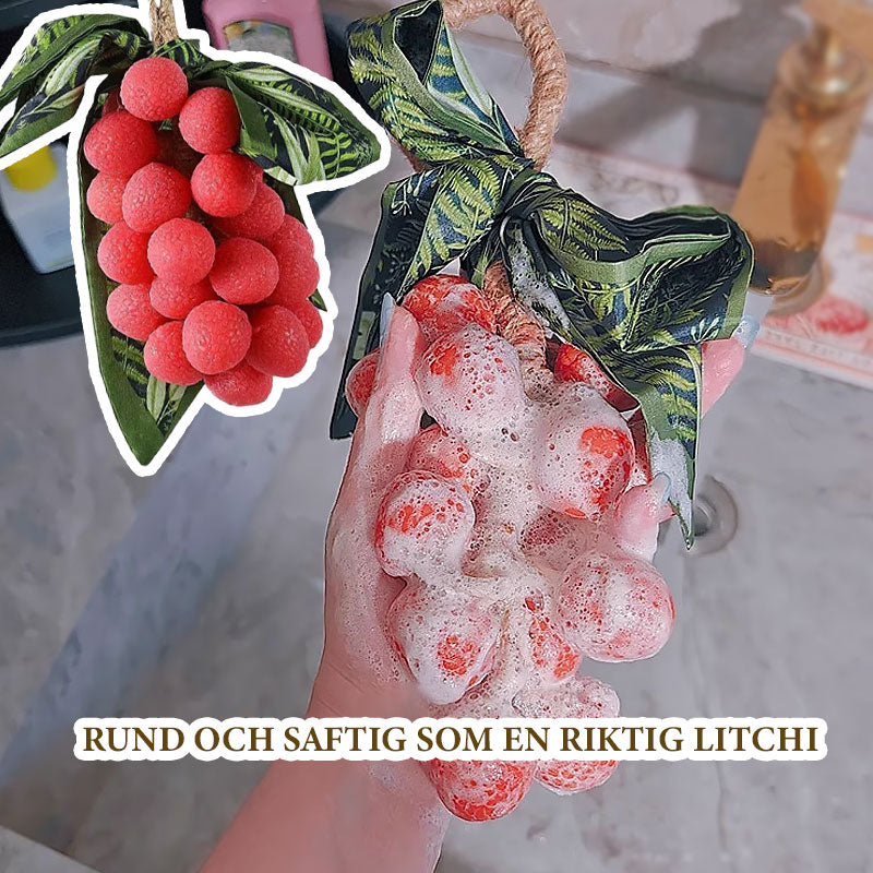 🍒Imitert litchiformet såpe｜Fruktduft, utsøkt og praktisk🍃