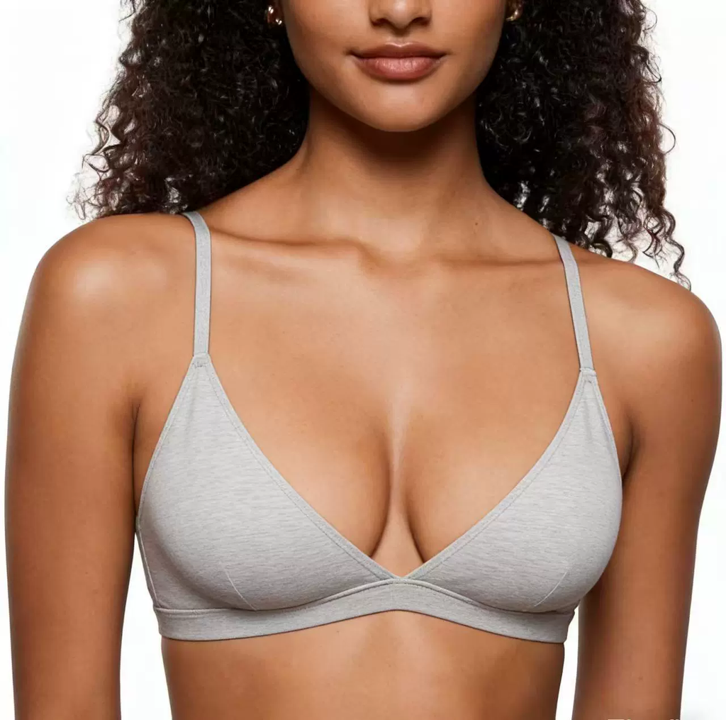 💞Triangel-bralette uten bøyle med gelé-støtte for kvinner