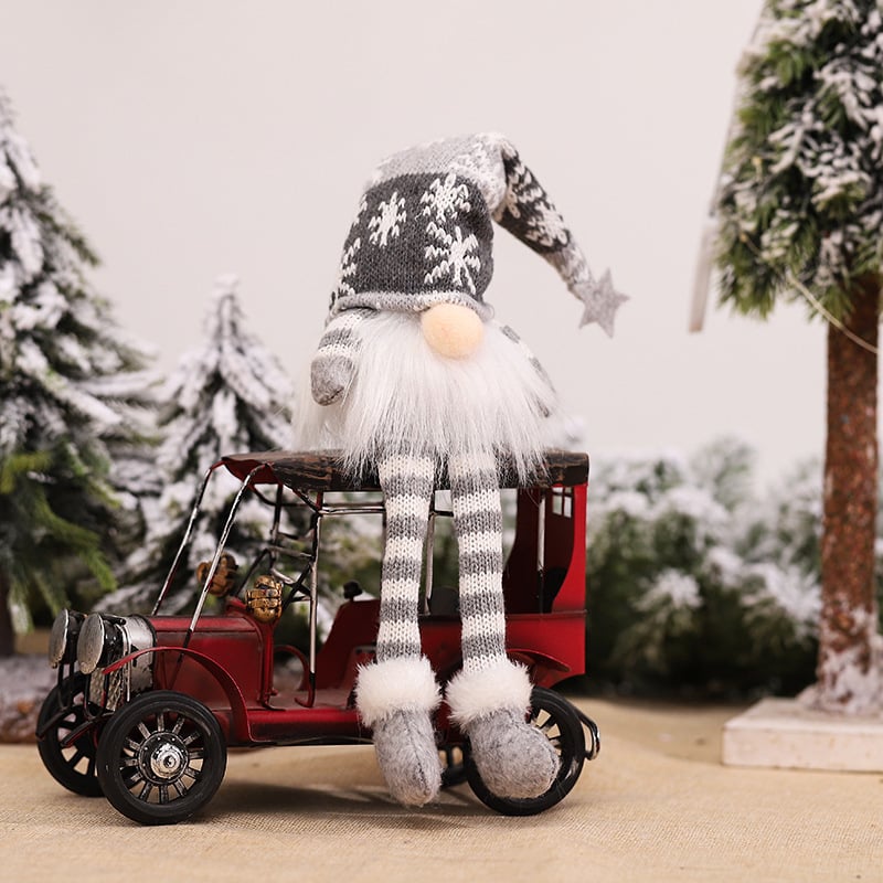 🎄 Julelysende gnomfigur – Festlig juledekorasjon med lys 🎅✨
