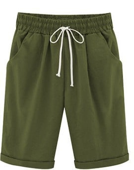 Elastisk midje, avslappet og komfortabel sommershorts