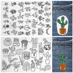 🌸Blomsterlinjer designet blomsterkantmønstre Broderimønstre – Stick & Stitch for nybegynnere
