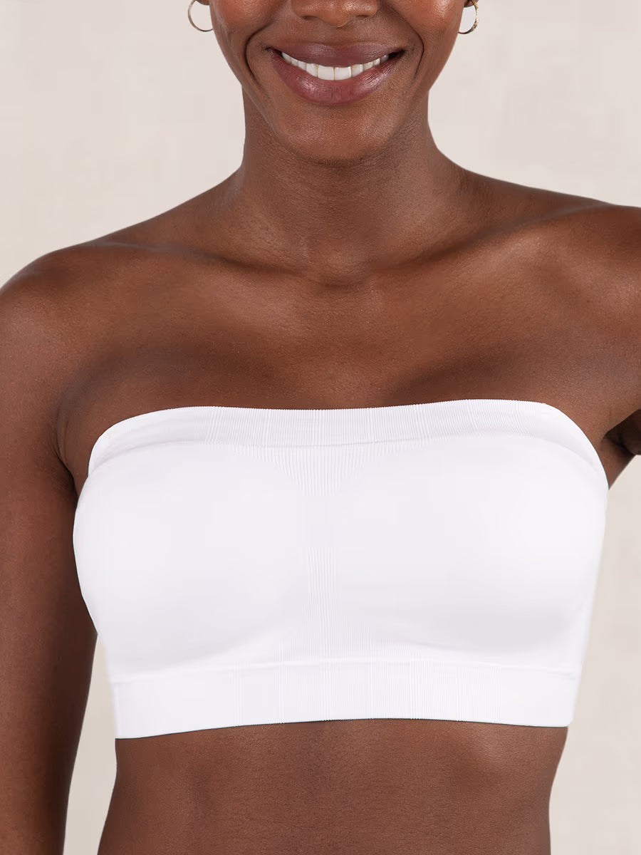 Vendbar stroppeløs bandeau-BH