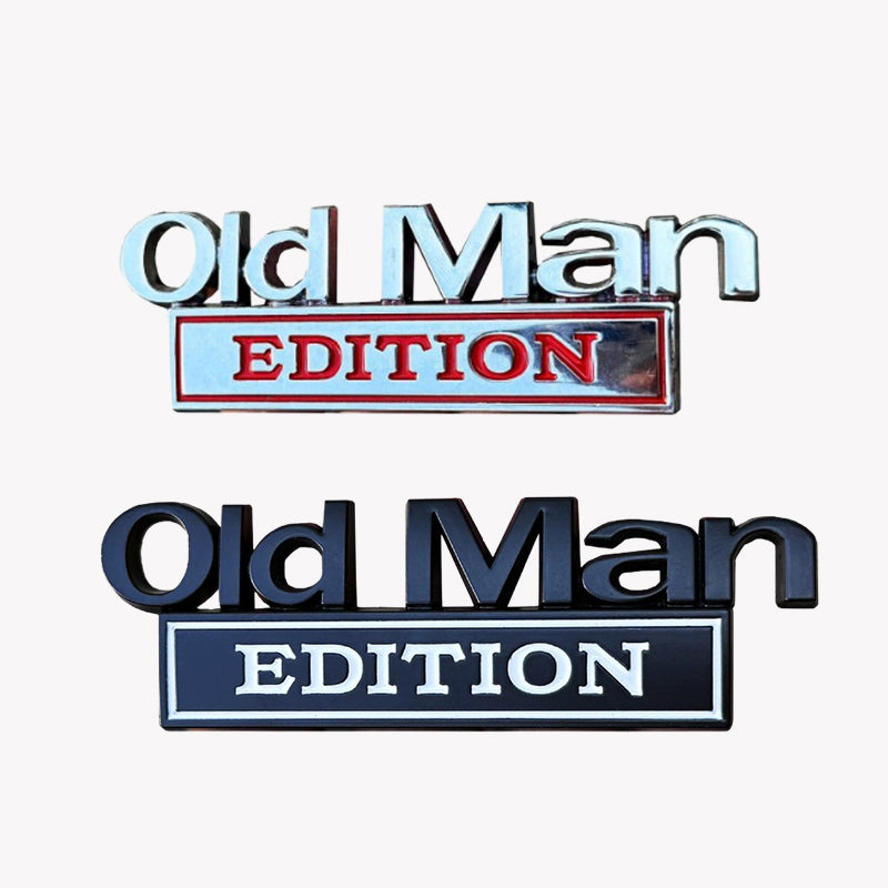 🚗 Old Man Edition bilemblem