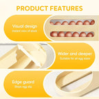 Rullbar oppbevaringsboks for egg