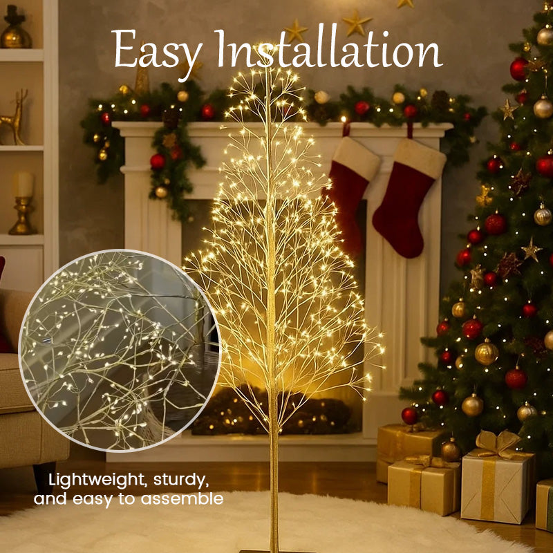🎄✨LED-opplyst juletre med kvist