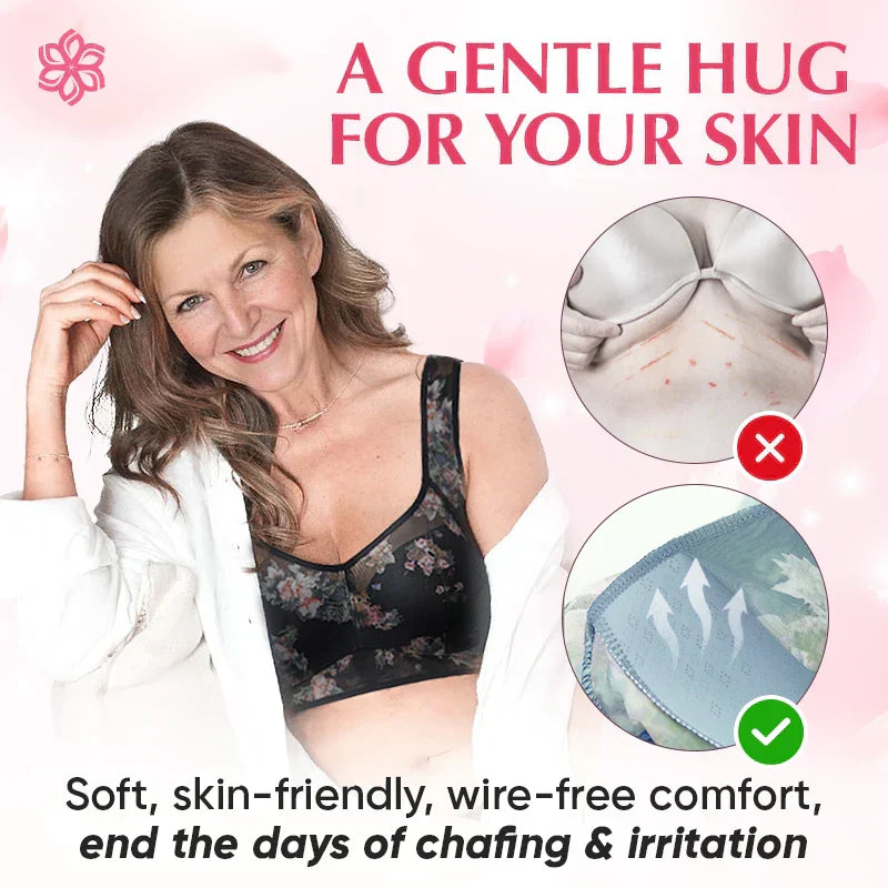 [Rika womenswear] - Ice Silk Lace Everyday Cooling Comfort BH