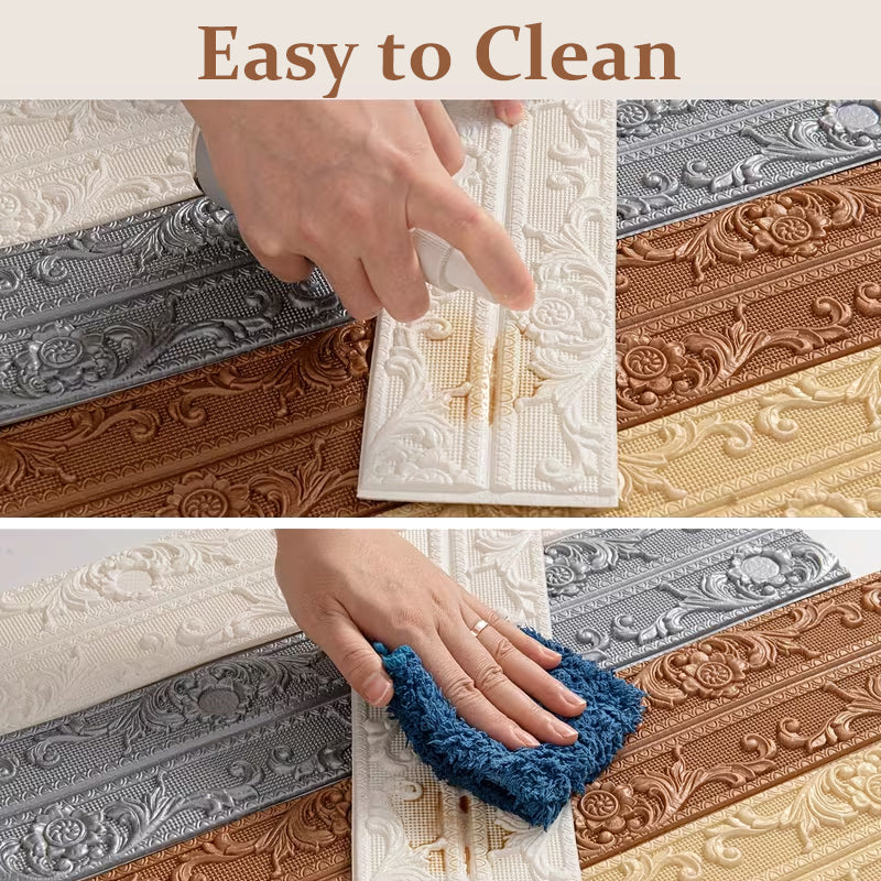 ✨DIY dekorativ kantbånd til vegger og møbler
