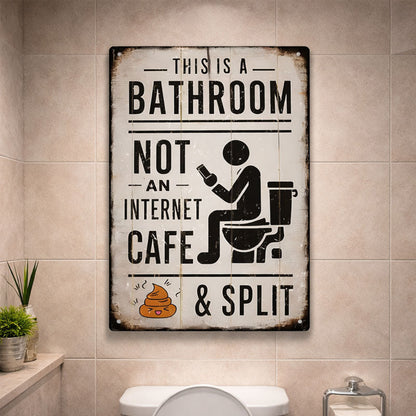🚽 Dette er et toalett, ikke en internettkafé.