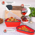 Oppbevaringsboks for pizza i silikon
