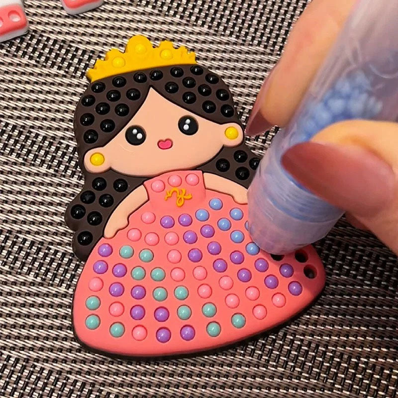 DIY håndlaget diamantmaleri med perler