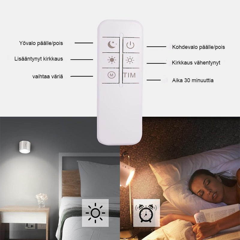 Trådløs vegglampe