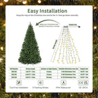 🎄 LED Ring Five-pointed Star Christmas Tree Light 🎄