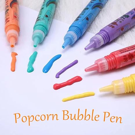 🎁🔮Magic Pen – Tegn i 3D med ett strek!🎄 Lag dine egne «Bubble Popcorn»-tegnepenner & Kjøp 2, få 1 gratis 🔥