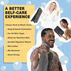 🎁Siste dag: Kjøp 1 få 2 gratis🔥🧼Eksfolierende antibakterielt dusjhåndkle🚿