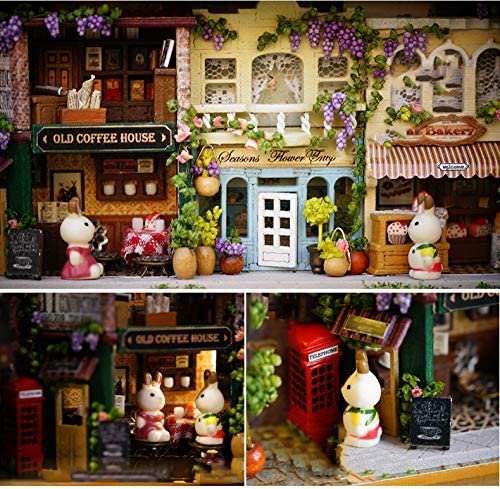 🌟 Miniatyrkinoboks – “I et lykkelig hjørne” DIY-dukkehussett i tre 🎭✨