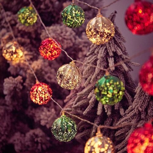 🎁Oplyste juletreglimtpynt