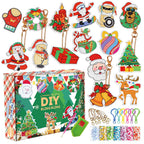 🎄✨Jule DIY diamantmaling nøkkelringsett✨🎄