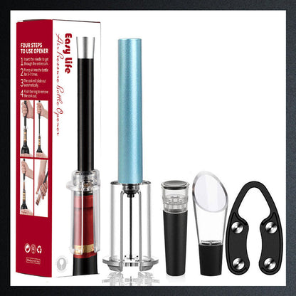 🔥Hotselgende produkt 💥🍾Luftpumpe Korketrekker Vinflaskeåpner Sett