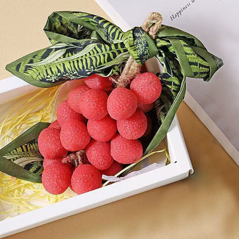 🍒Imitert litchiformet såpe｜Fruktduft, utsøkt og praktisk🍃