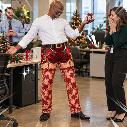 Morsomme julebukser med optisk illusjon
