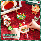 {Gratis Frakt}DIY-pakke med filtdekorasjoner med juletema