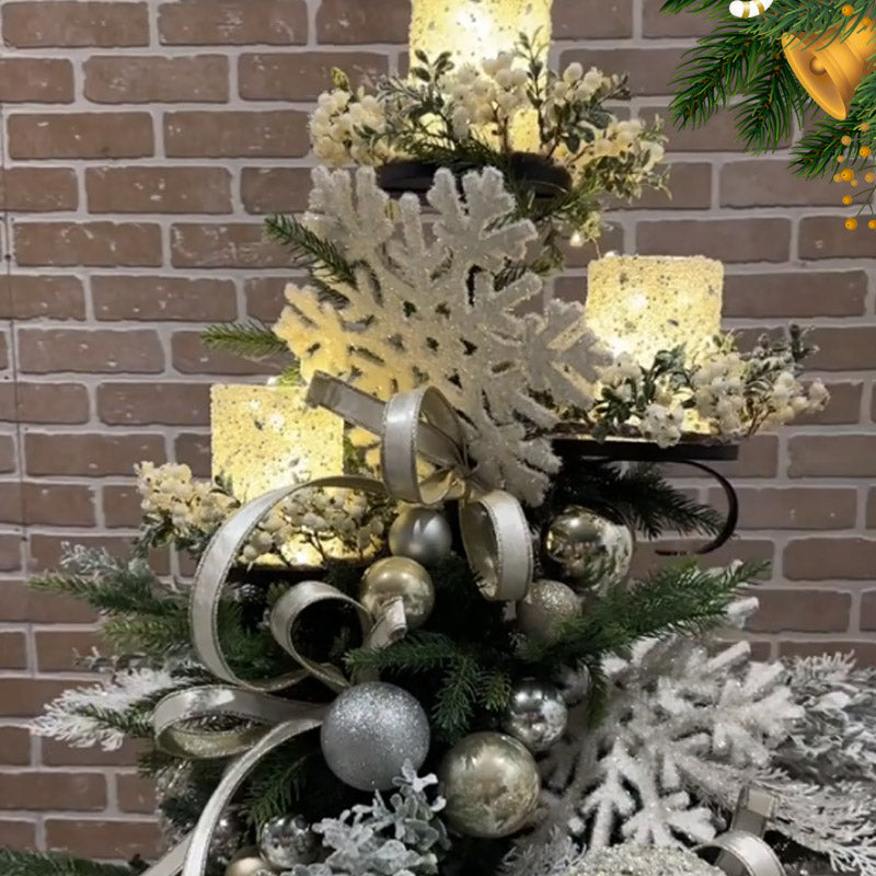 Hylle til juletreet