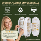 Elegant smykkeskrin med speil