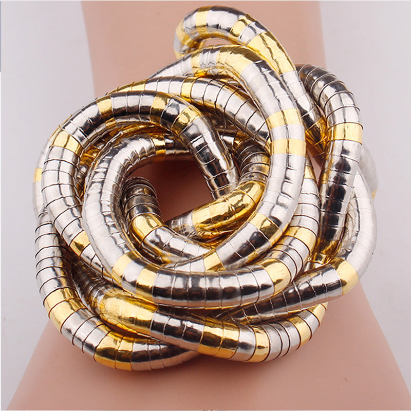 ✨Böjt Snake Chain halskjede✨