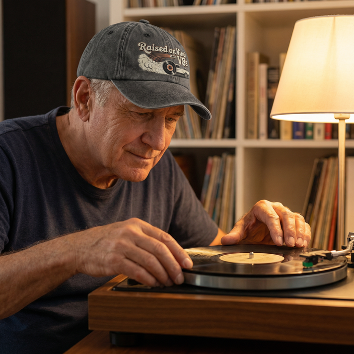 «Oppvokst med vinyl og V8-motorer» – The Gearhead Classic Cap