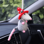 🔥 SISTE DAG 49 % RABATT – Possum Car Charm (100 % håndstrikket)